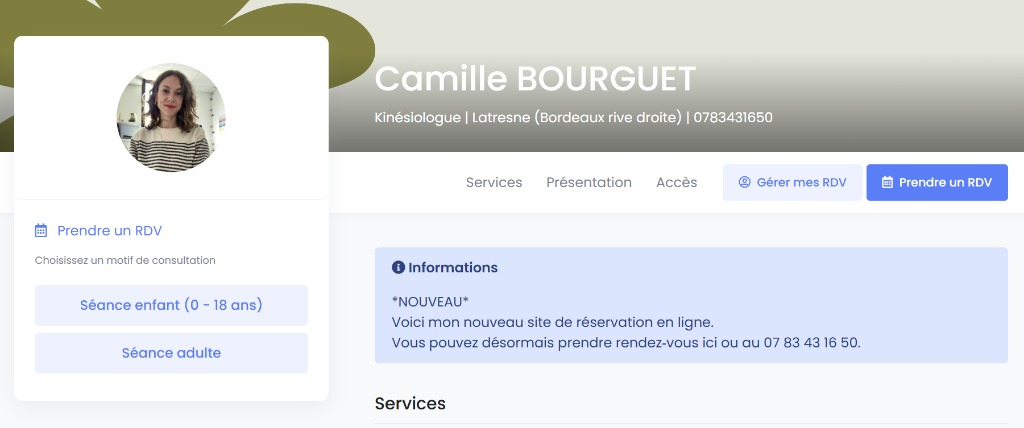illustration CHANGEMENT DE SITE DE RESERVATION
