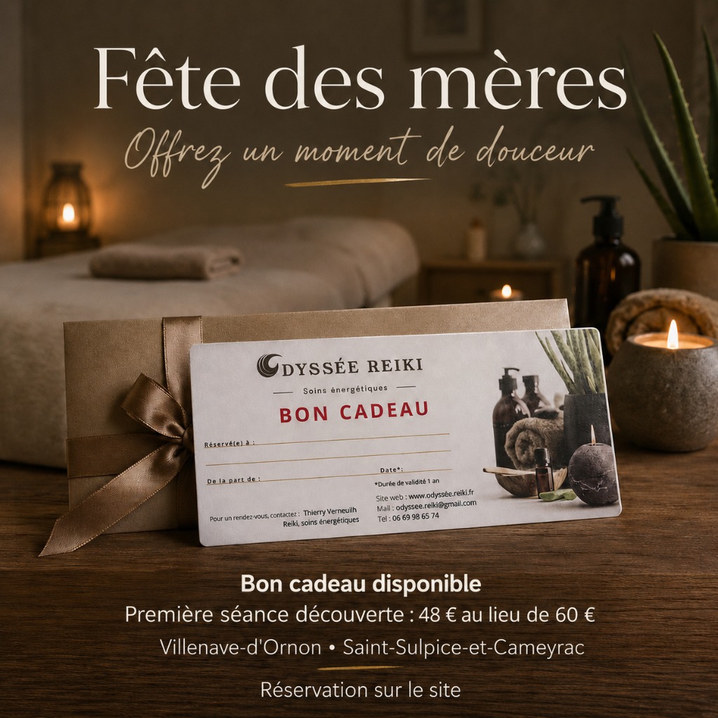 illustration Fête des mères : offrez un bon cadeau Reiki