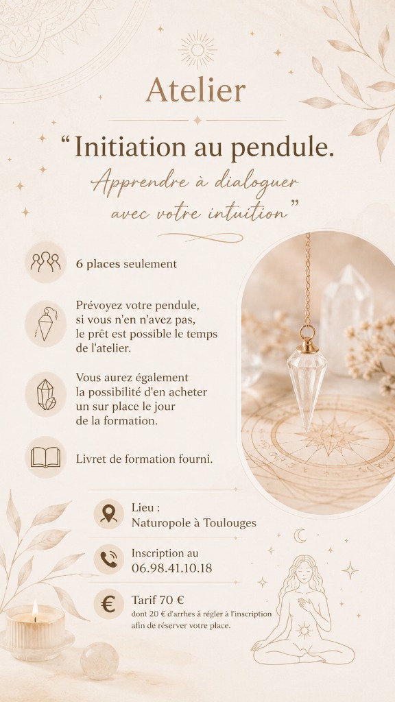 illustration Initiation au pendule