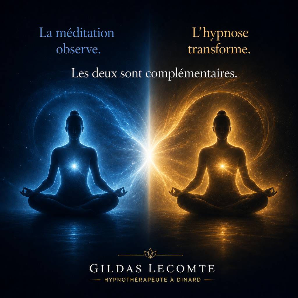 illustration Hypnose Ericksonienne et méditation  Quelles différences ?