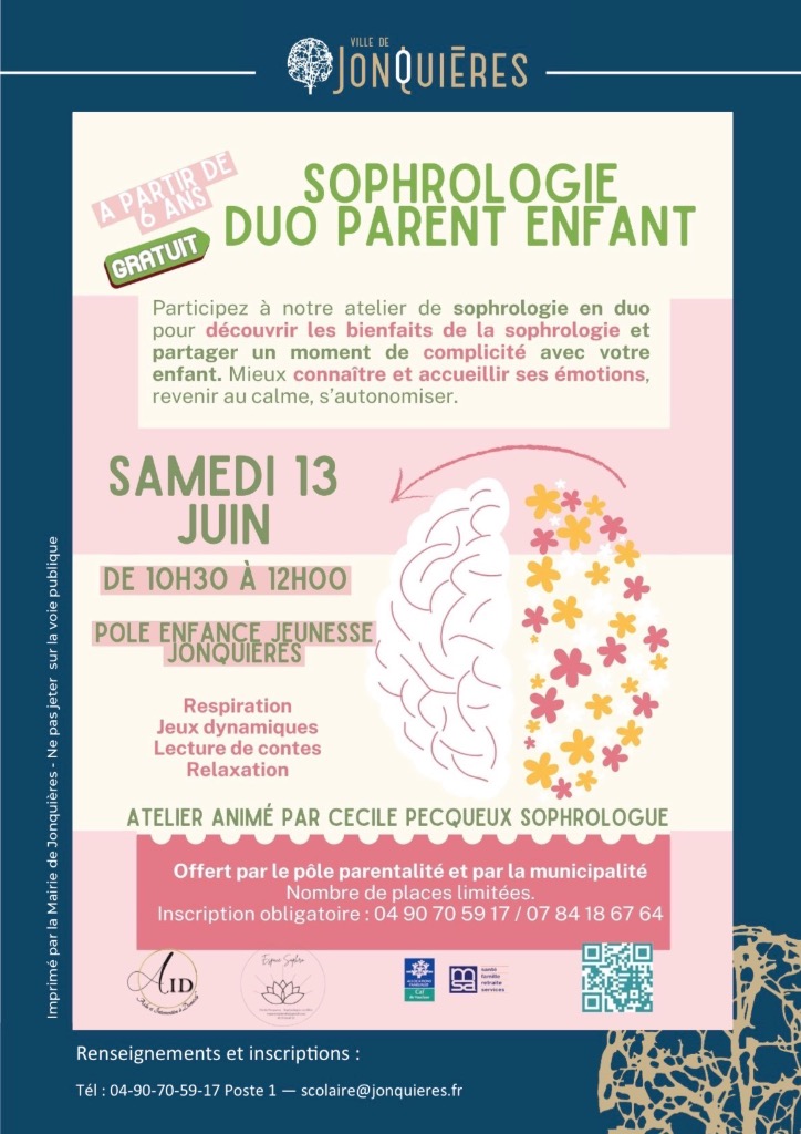 illustration Atelier duo parent enfant sur Jonquieres