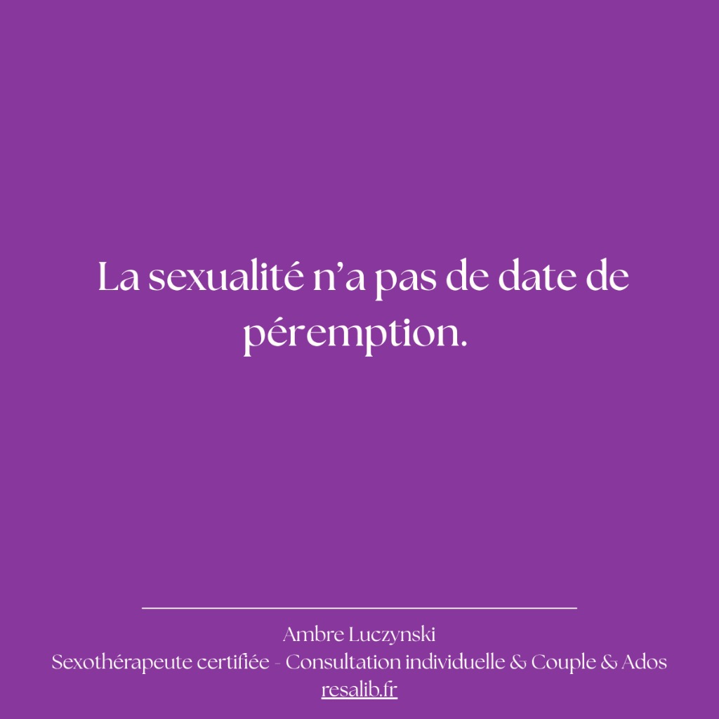 illustration La sexualité n’a pas de date de péremption.