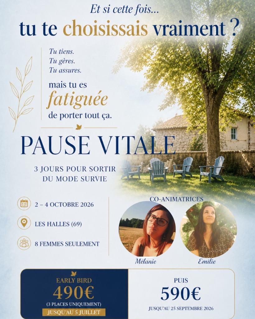 illustration Pause Vitale — 3 jours pour ralentir, souffler et te retrouver