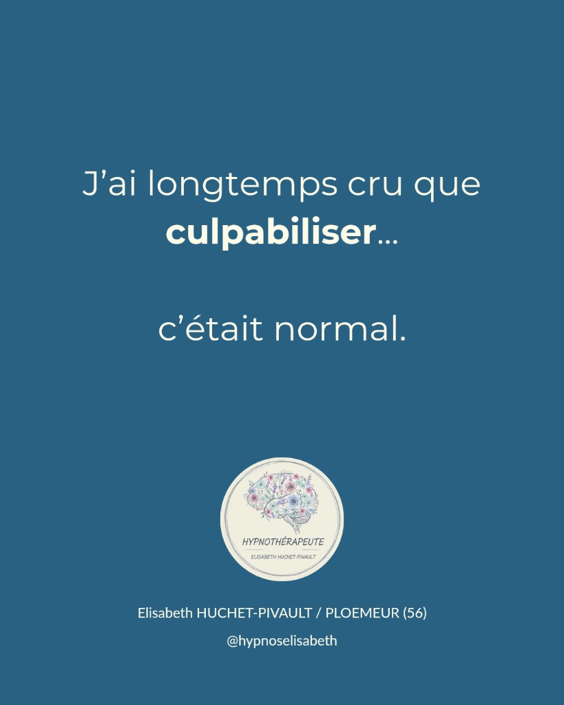 illustration Hypnose thérapeutique et culpabilité chronique