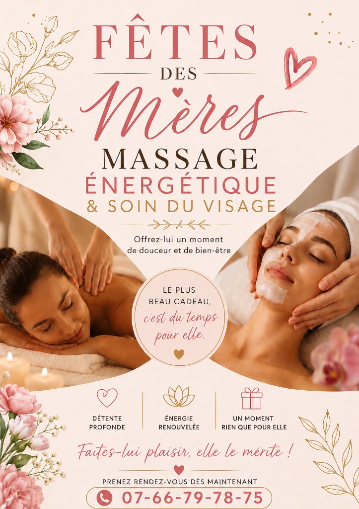 illustration Massage et soin du visage
