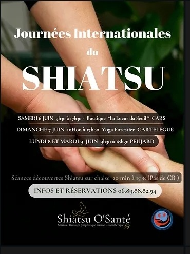 illustration Journées Internationales du Shiatsu - 4 jours pour découvrir le SHIATSU