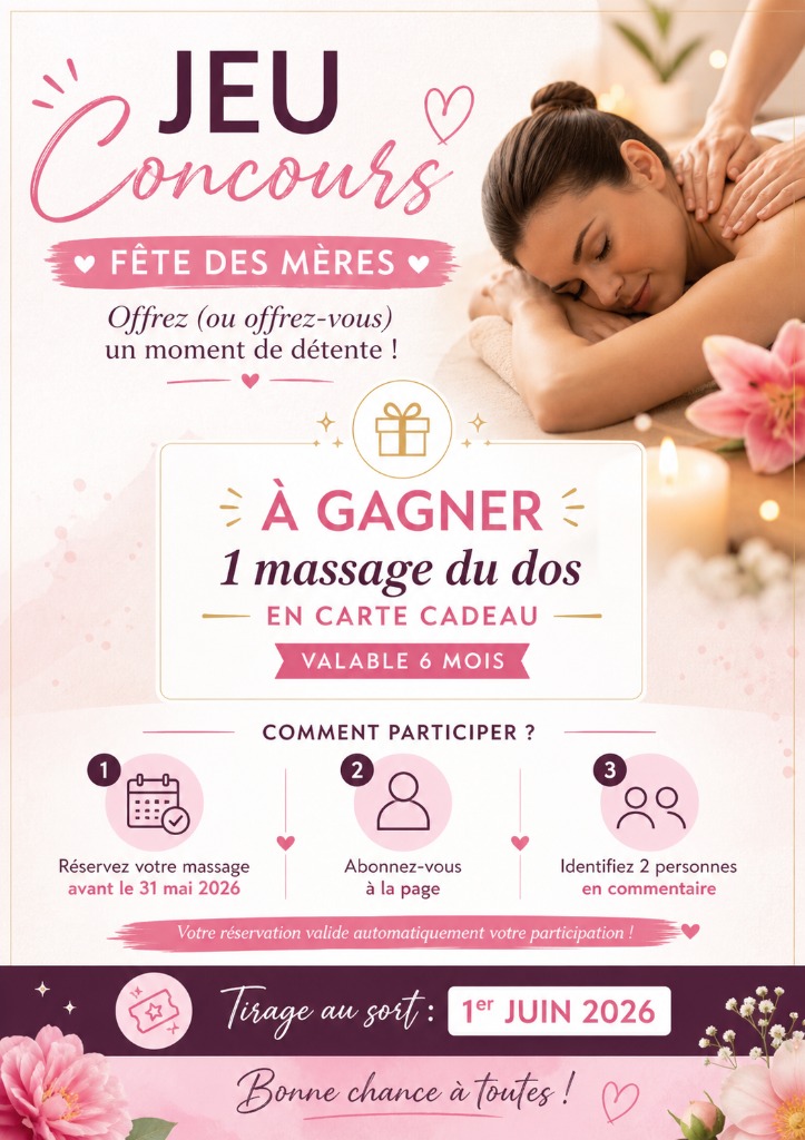 illustration Massage à gagner