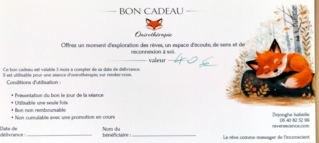 illustration Bon cadeau 💝