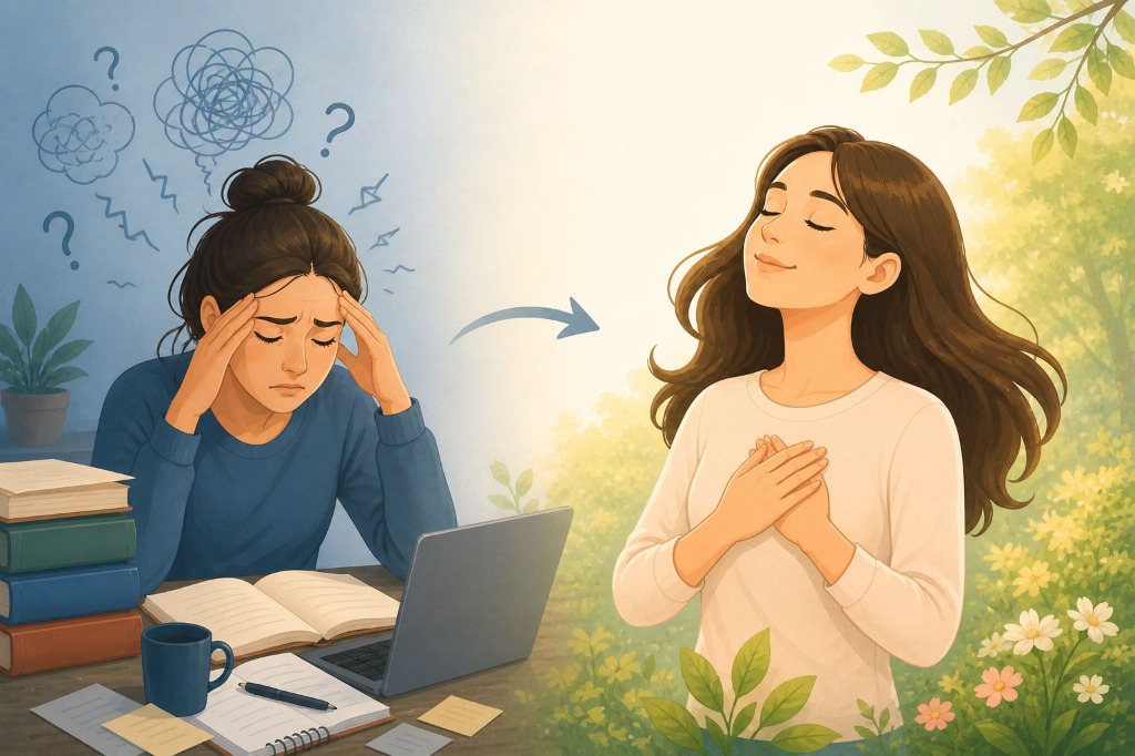 illustration 😰 Et si le STRESS prenait trop de place ?