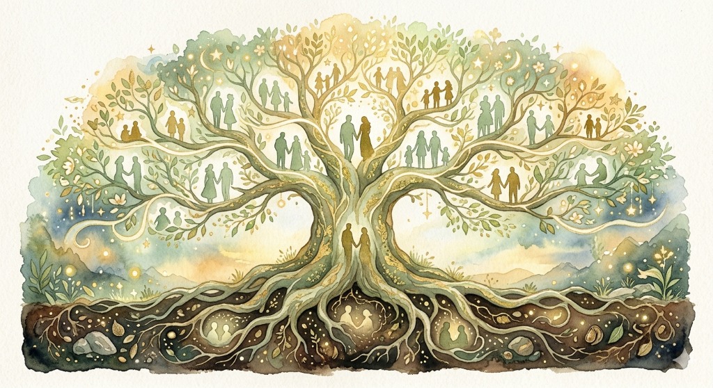 illustration "Sur les traces de mes lignées" Atelier transgénérationnel · 3h