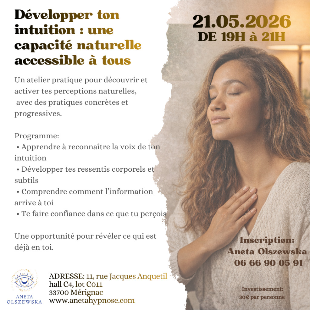 illustration Atelier pour développer son intuition, accessible à tous