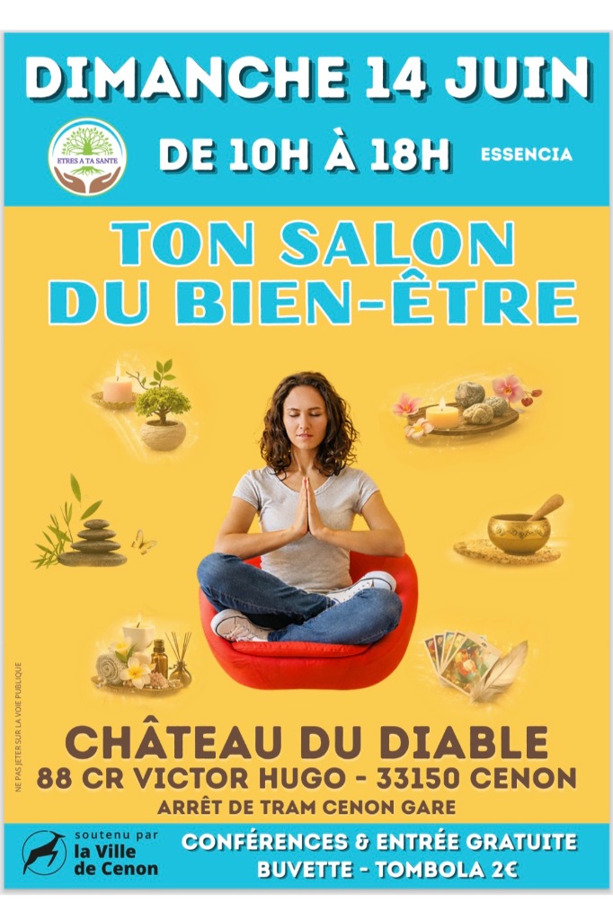 illustration Salon bien être Bordeaux rive droite/Cenon du 14 juin 2026