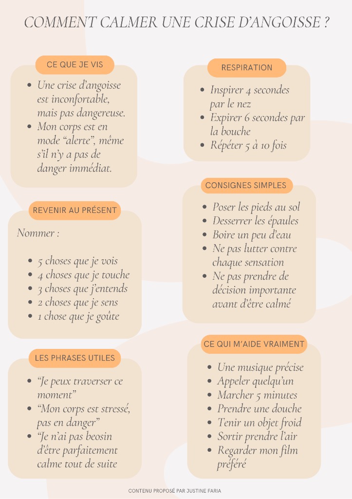 illustration Comment calmer une crise d'angoisse ?