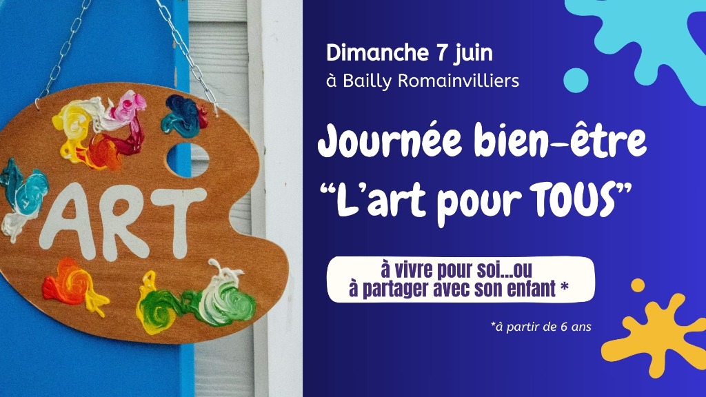 illustration Journée bien-être "L'art pour TOUS"