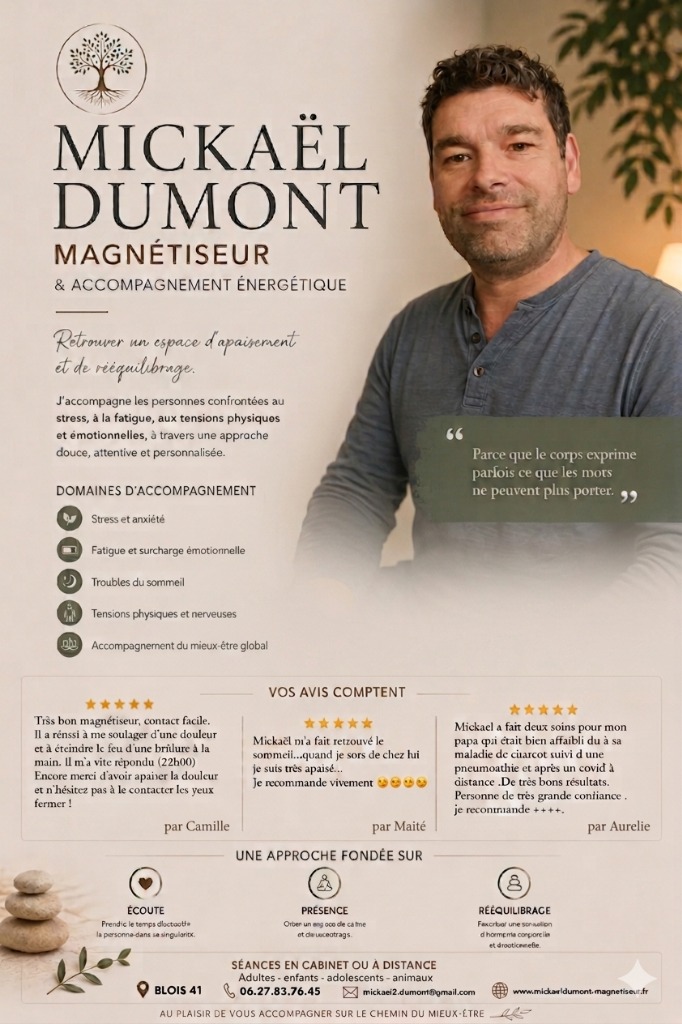 illustration Mickaël dumont magnétiseur