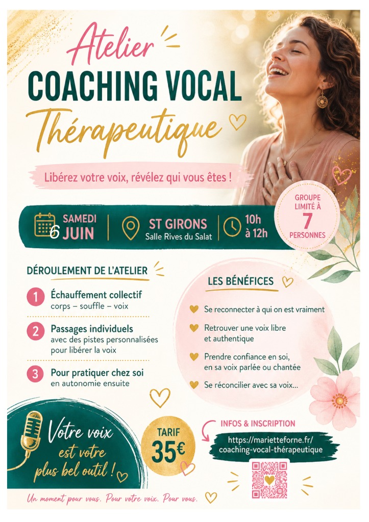 illustration Coaching vocal thérapeutique en groupe