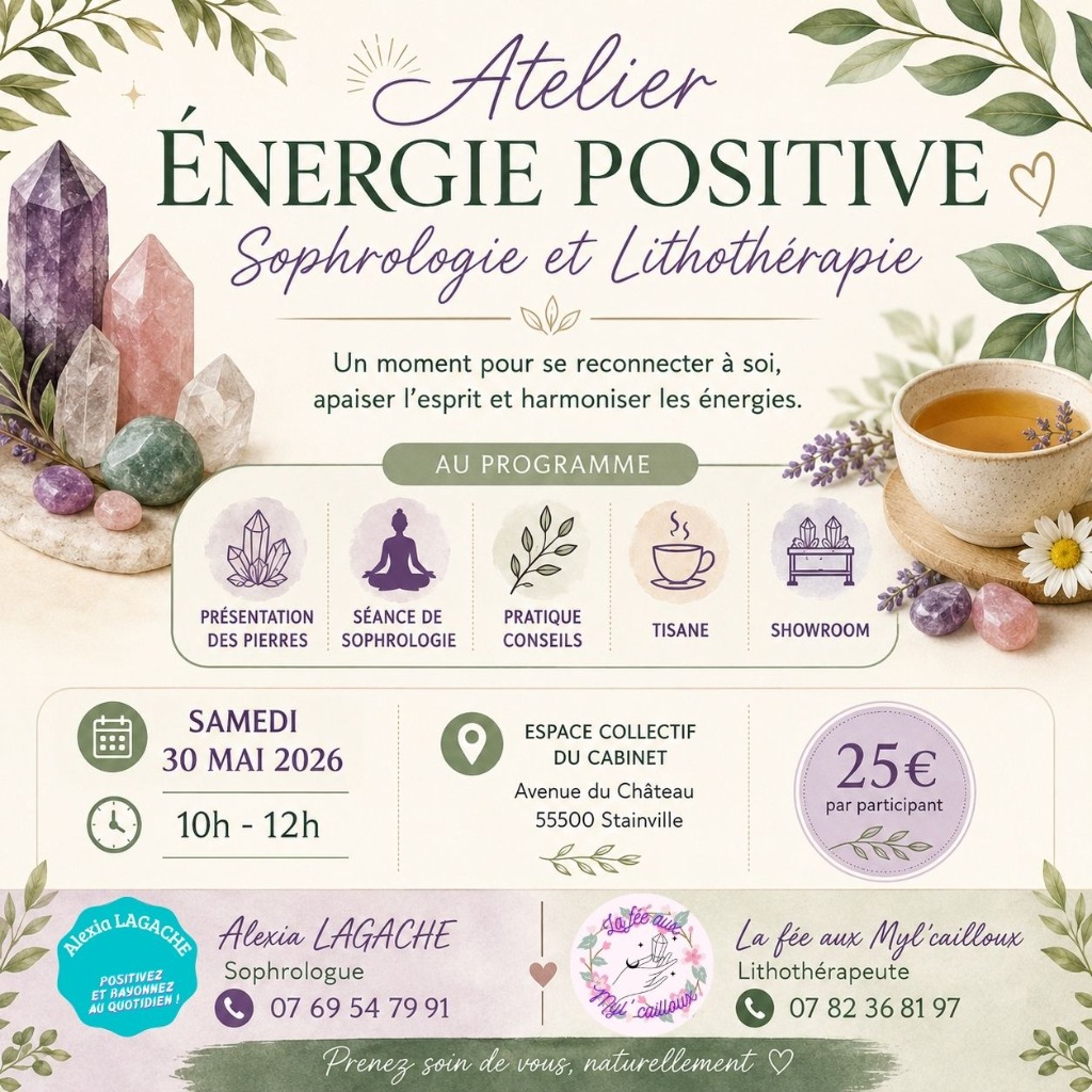 illustration Atelier ENERGIE POSITIVE Sophrologie & Lithothérapie