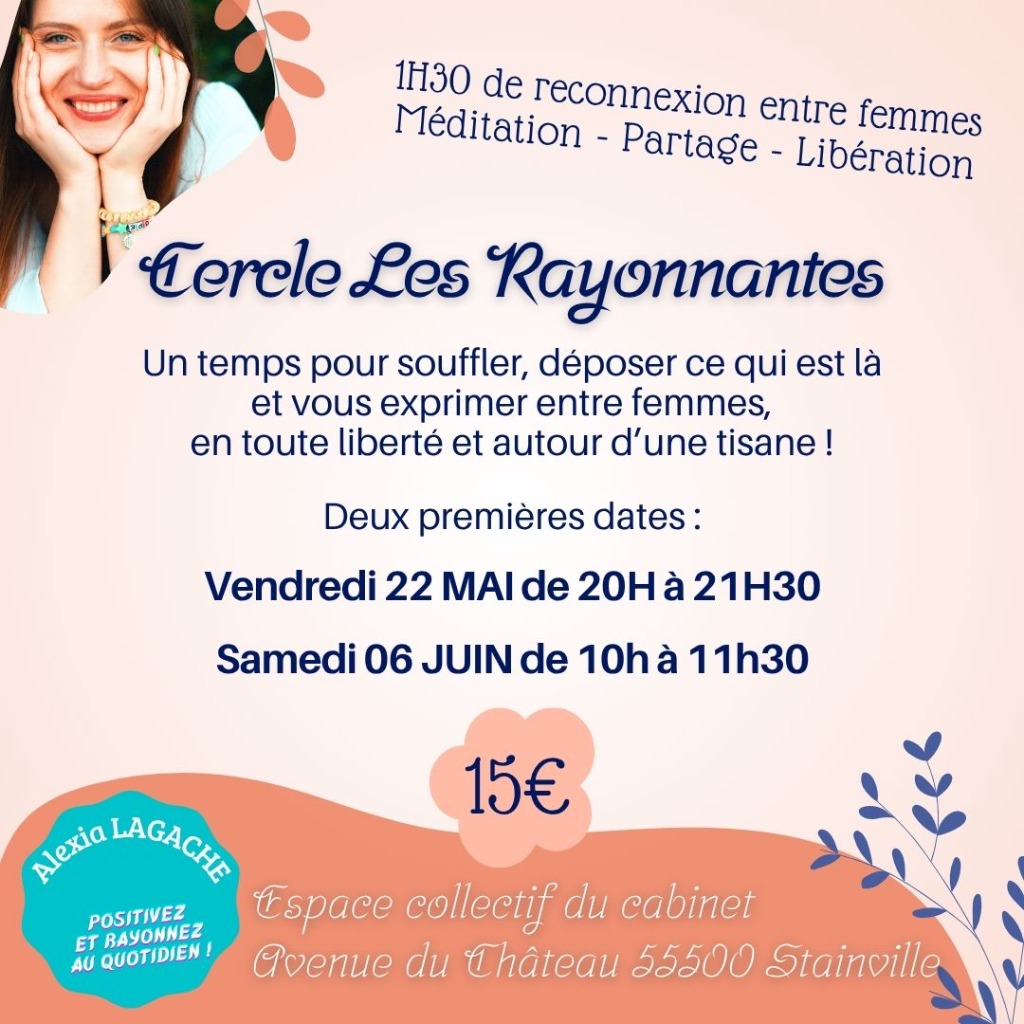 illustration Cercle de femmes LES RAYONNANTES