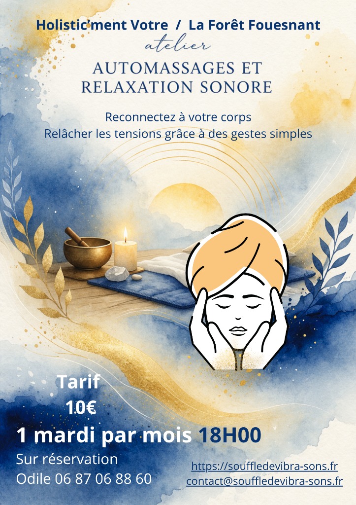 illustration Auto-massages et petite relaxation sonore