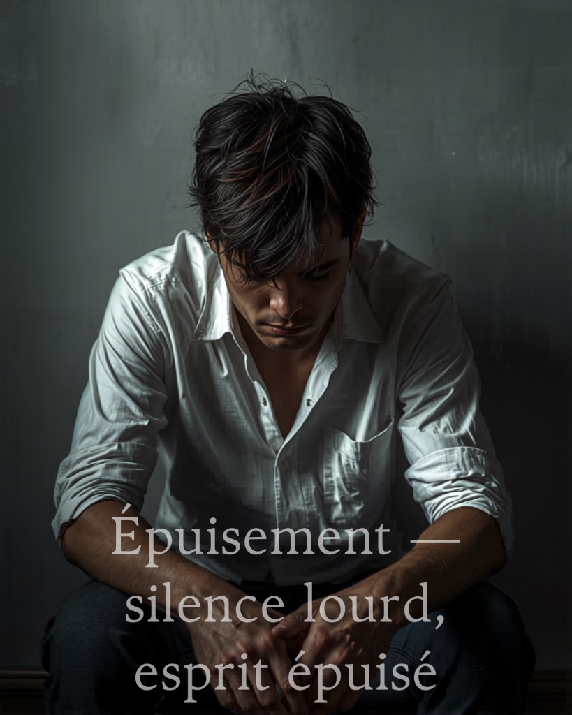 illustration La violence d'un burn-out