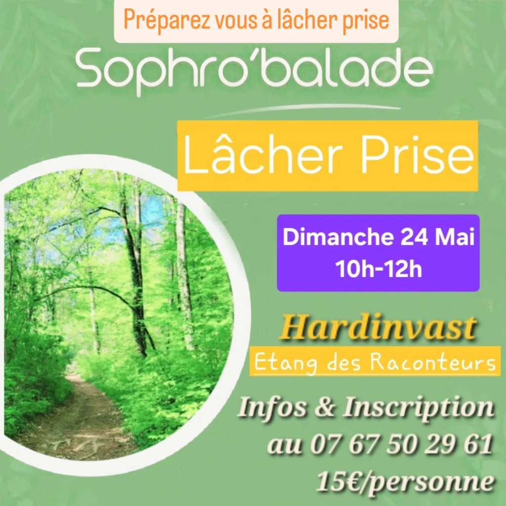 illustration Sophro balade le 24 Mai à 10h - Hardinvast (50)
