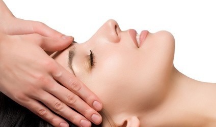 illustration Soin Shiatsu détente relaxation visage, cou, crâne. Tarif découverte 60 euros