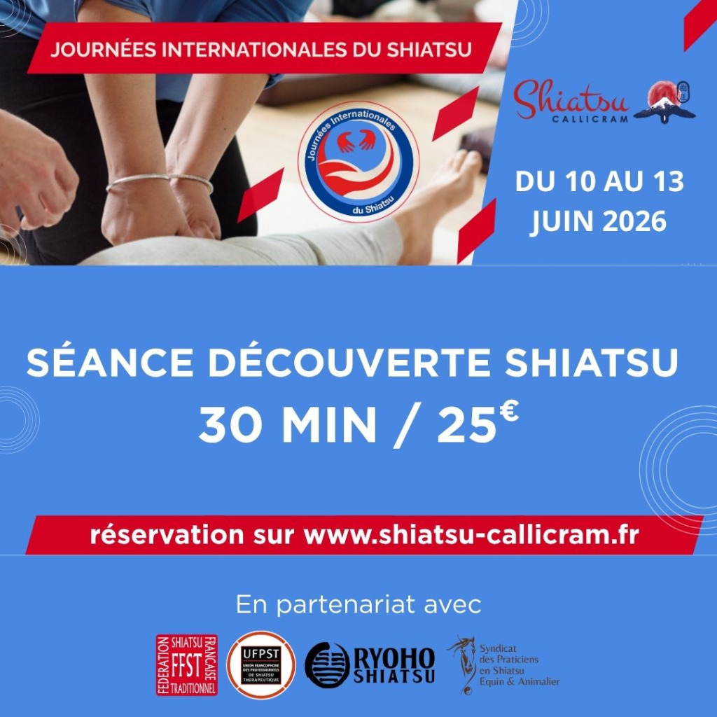 illustration Journées Internationales du Shiatsu du 10 au 13 juin 2026