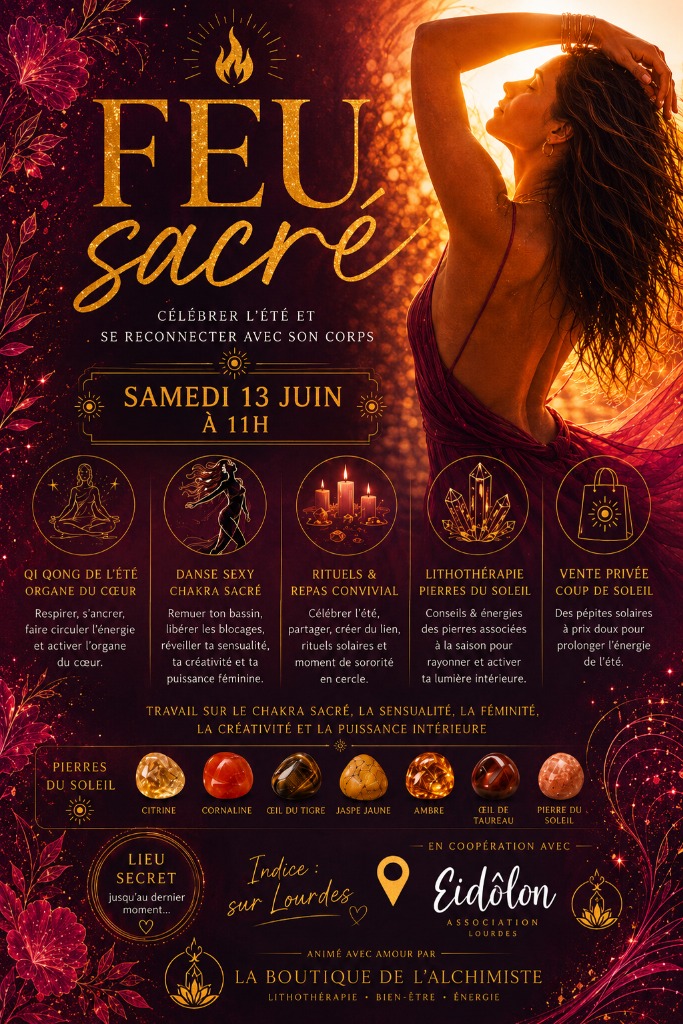 illustration le feu sacré