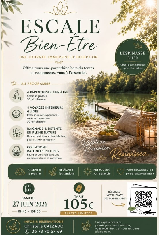 illustration Escale Bien-Etre - Lespinasse