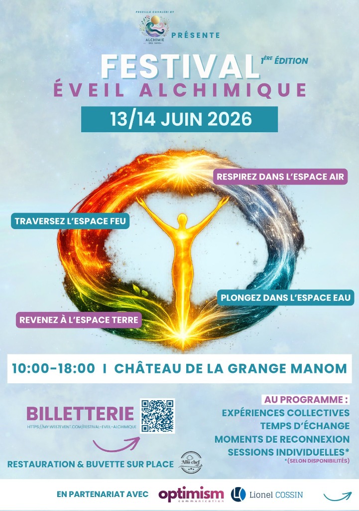 illustration Festival Éveil Alchimique | 13 & 14 juin 2026 Découvrez les programmes et les praticiens