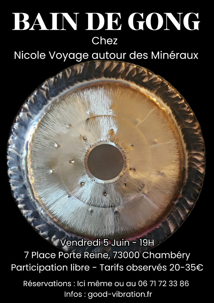 illustration Bain de Gong chez Nicole voyage autour des minéraux