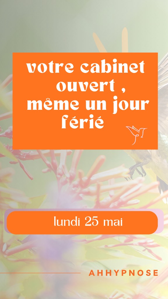 illustration votre cabinet ouvert le lundi 25 mai (férié)
