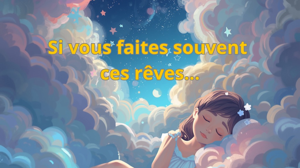 illustration Vos RÊVES essaient-ils de vous PARLER  🔮 Décodage des rêves les plus fréquents🌜✨