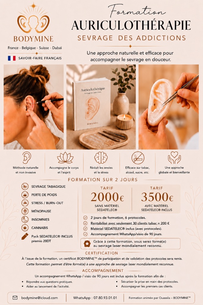 illustration FORMEZ VOUS A L'AURICULOTHERAPIE