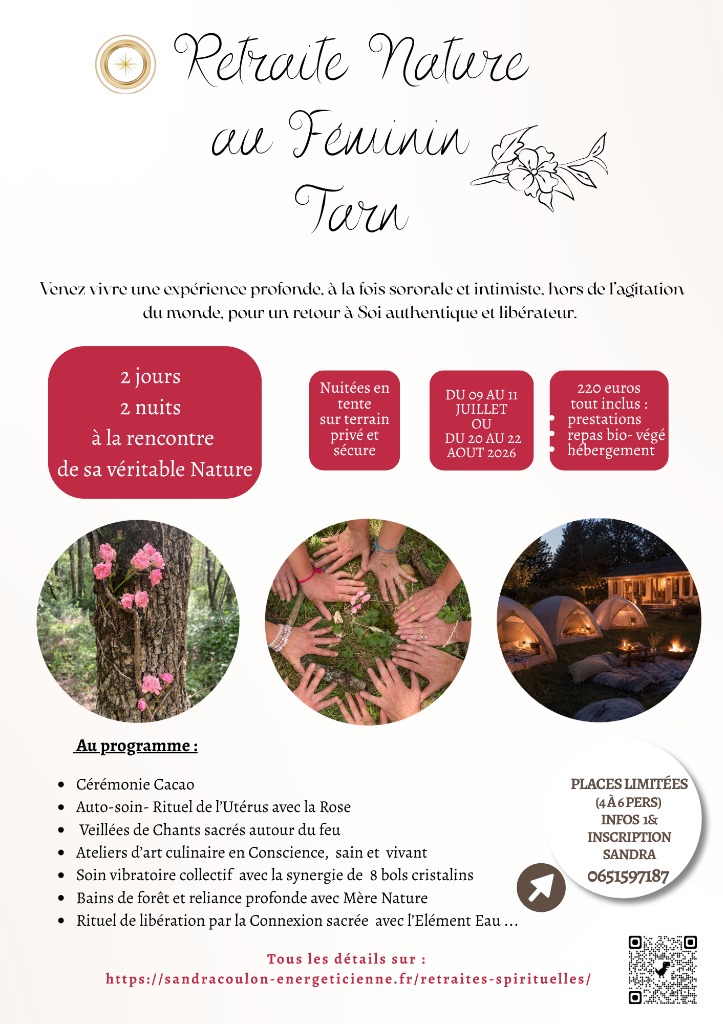 illustration Retraite Nature au Féminin au cœur du Tarn