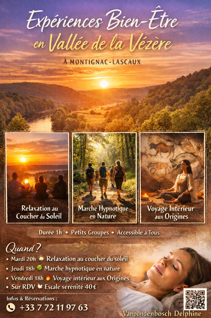illustration Balade en nature avec l'hypnose dans la vallée de la Vézère