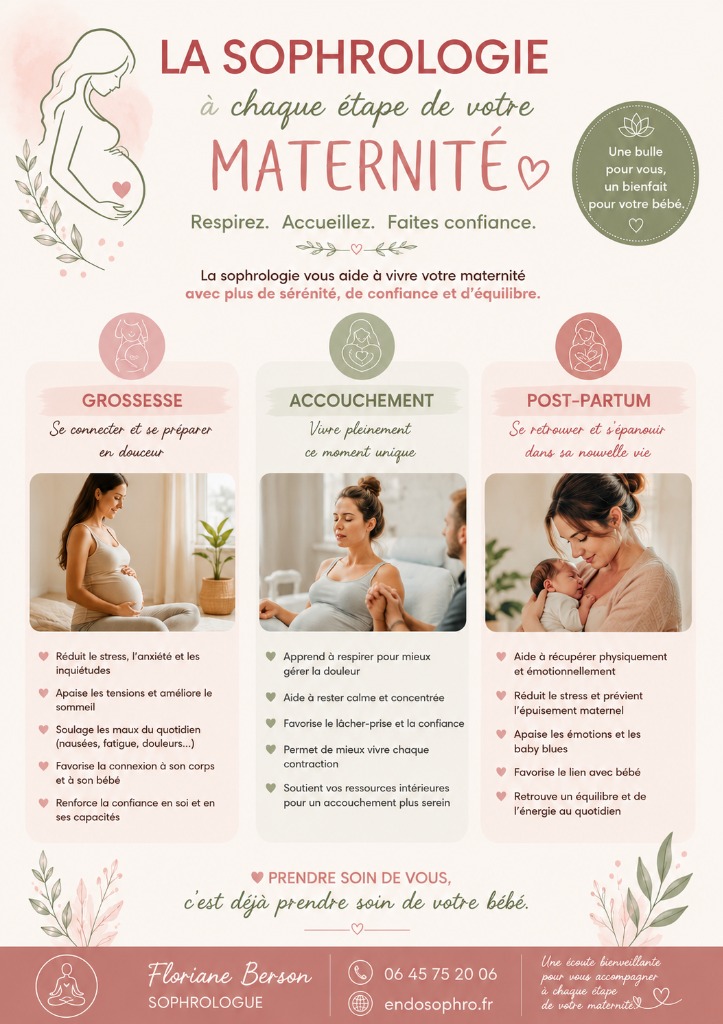illustration Sophrologie et Maternité