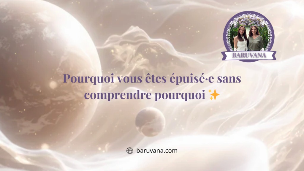 illustration Pourquoi vous êtes épuisé·e sans comprendre pourquoi ✨