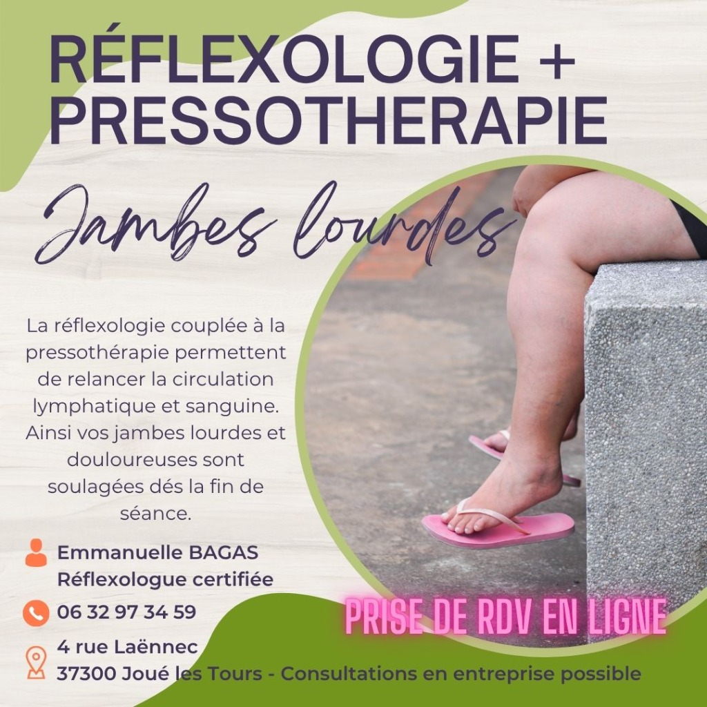 illustration Canicule : Réflexologie + pressothérapie pour le soulagement des jambes