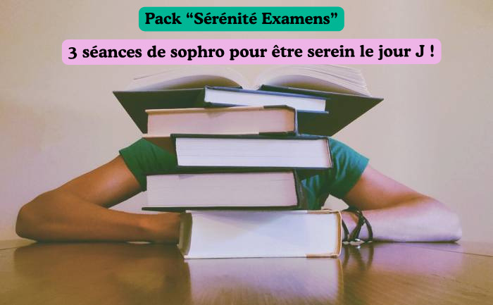 illustration Pack « Sérénité Examens » : 3 séances de sophro pour être serein le jour J !