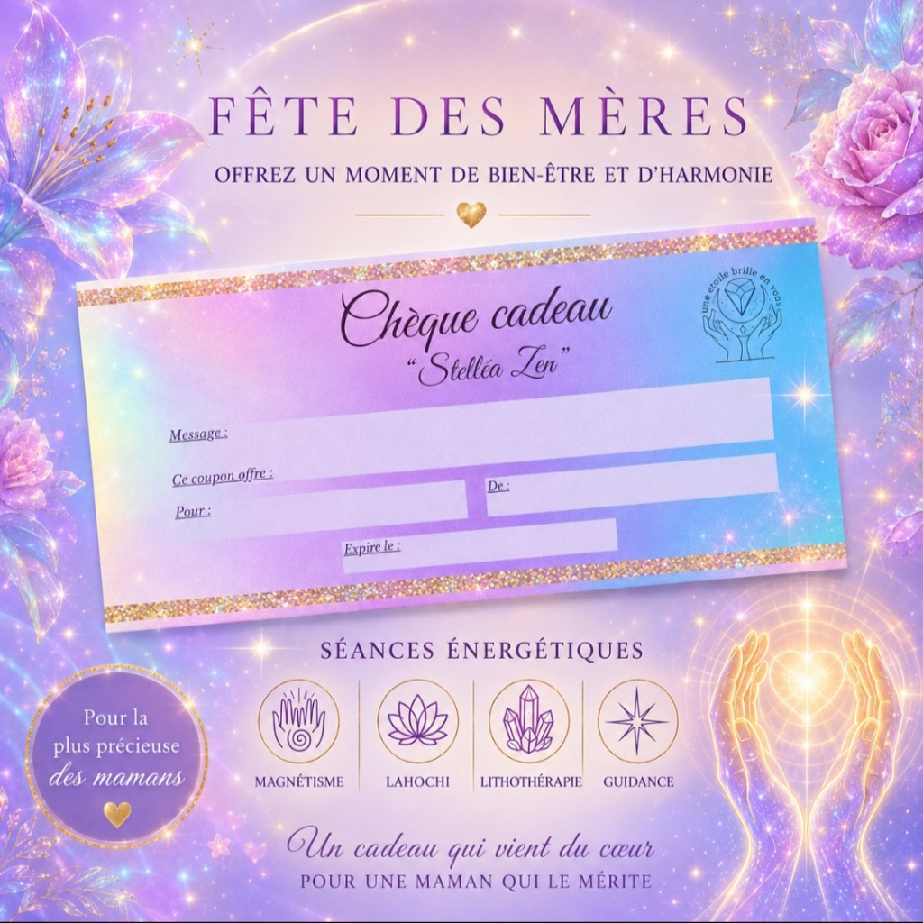 illustration Chèque cadeau fête des mères