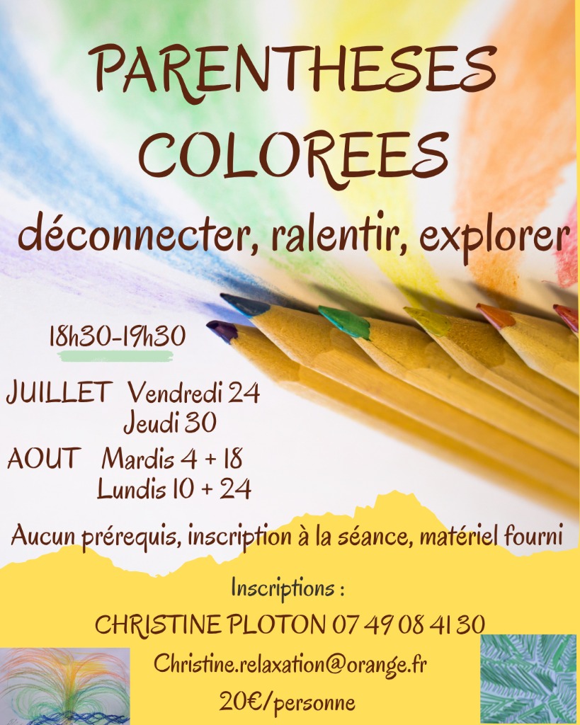 illustration PARENTHESES COLOREES