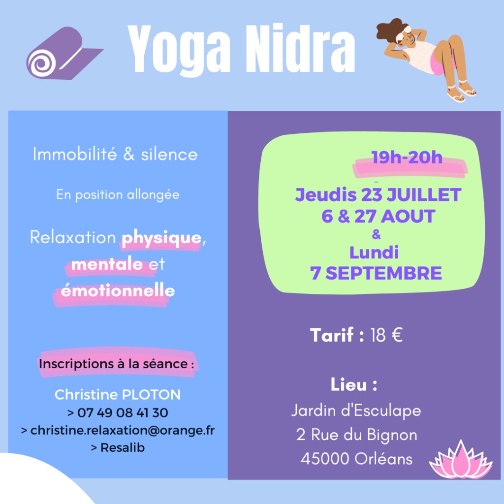 illustration Séance de YOGA NIDRA