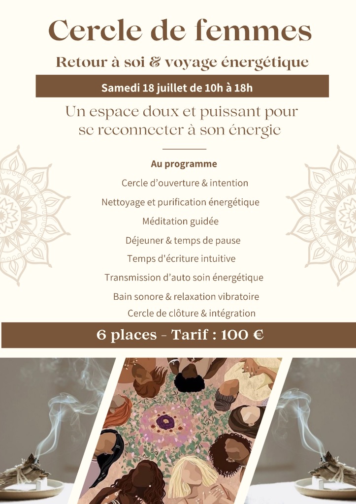 illustration Cercle de femmes - Retour à soi & voyage énergétique