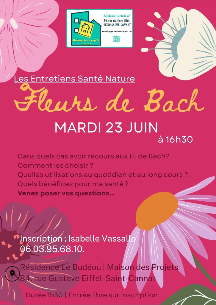illustration Les entretiens Santé Nature  | Fleurs de Bach