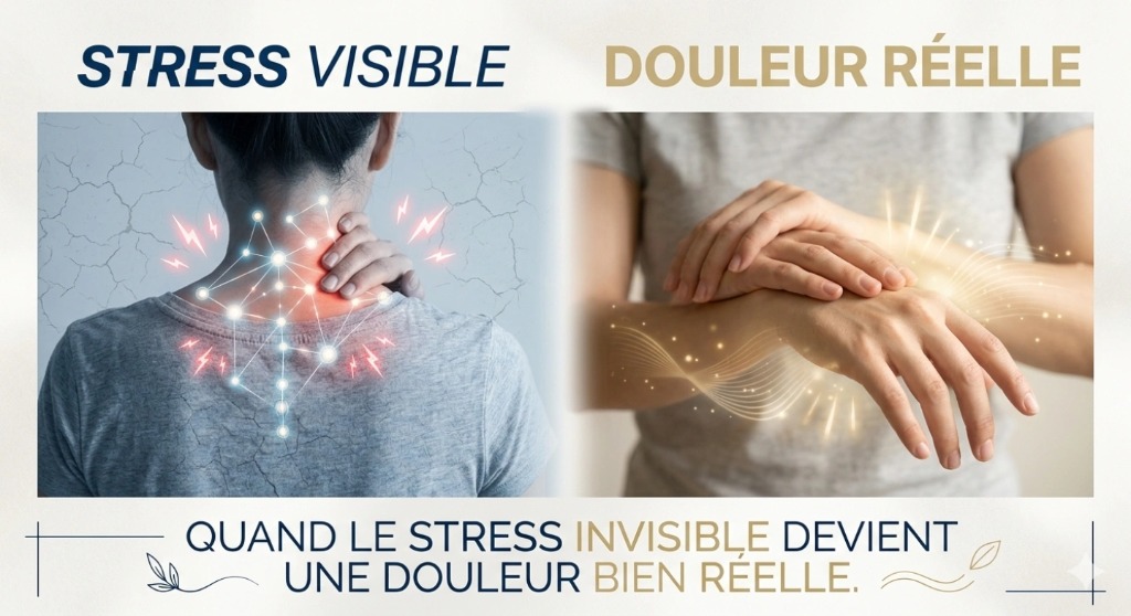 illustration Stress et douleur