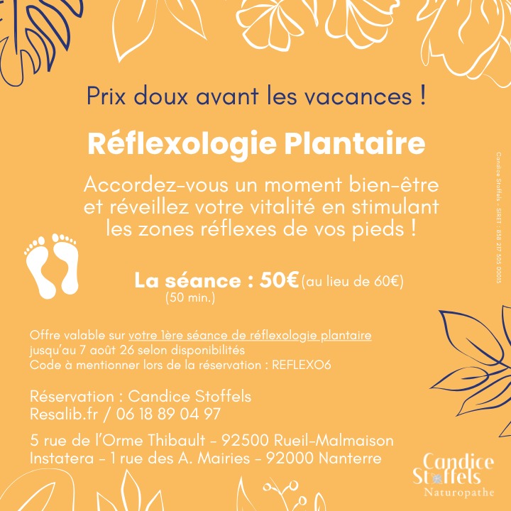 illustration Retrouvez votre vitalité grâce à la réflexologie plantaire !