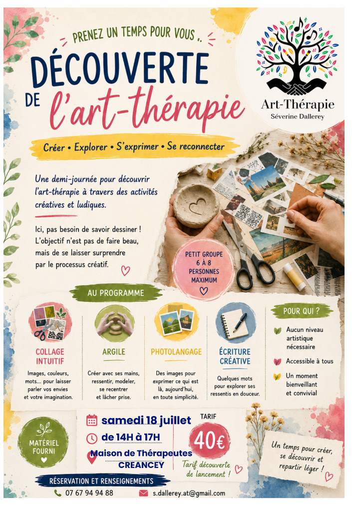 illustration Découverte de l'art-thérapie à Créancey