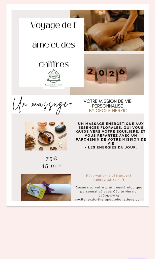 illustration Voyage de l' âme et des chiffres