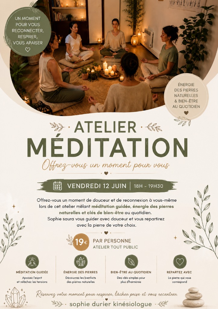 illustration Atelier Méditation : un moment pour vous